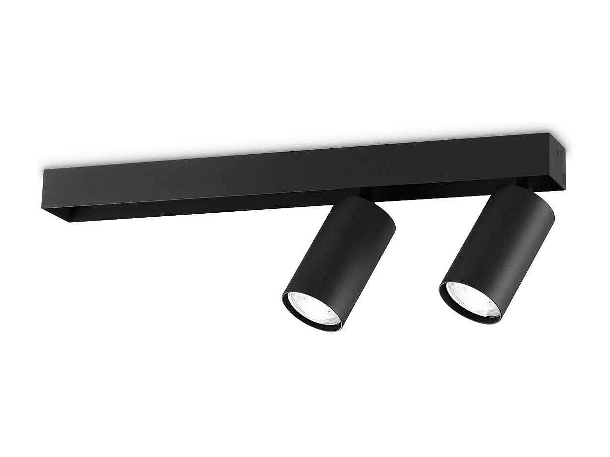 Ideal Lux PROFILO Foco de techo doble de 2 luces negro