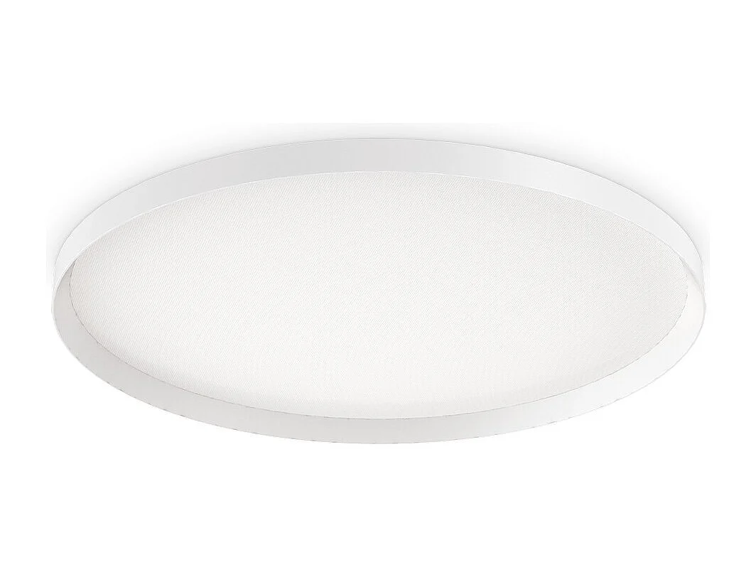 Ideal Lux FLY 90cm LED Flush Ceiling Light Biały 2700K IP40