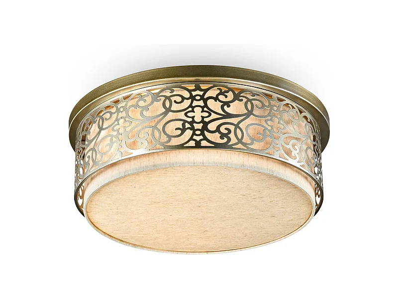 Venera Halbbündige zylindrische Deckenlampe Messing, 5 Licht, E27