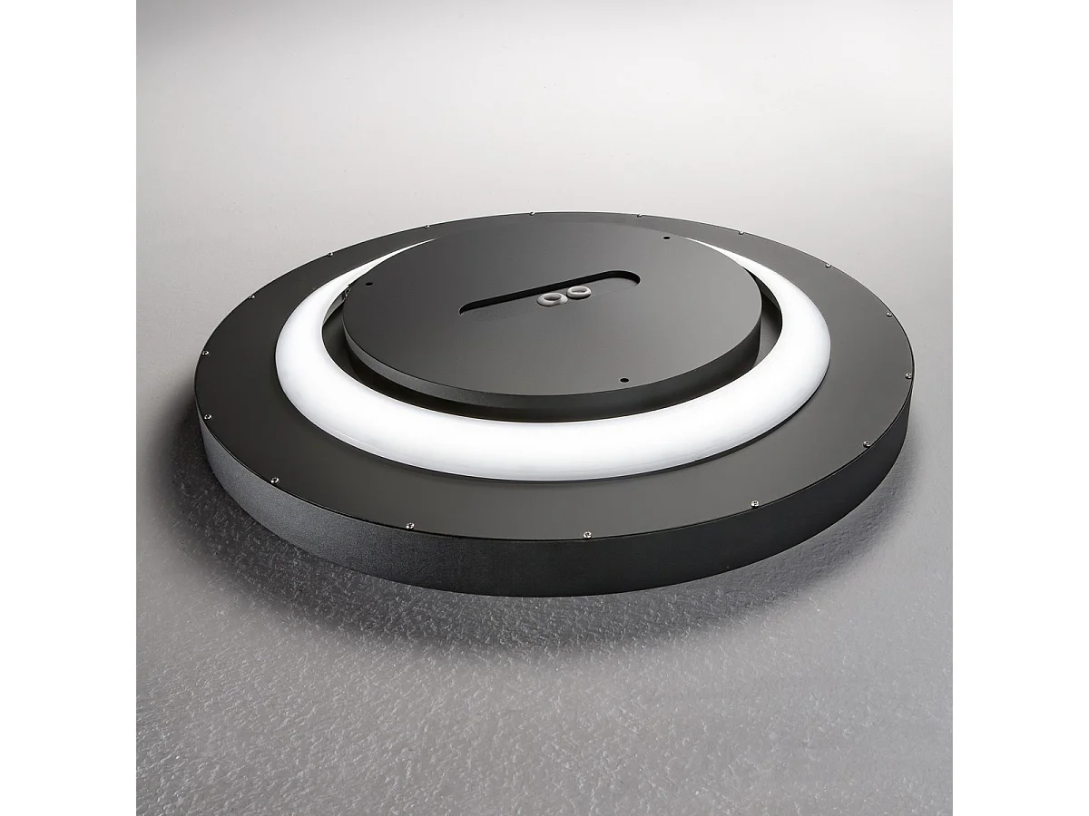 Ideal Lux FLY Semi-Encastré LED Intégré 60cm Noir, 3000K, IP40