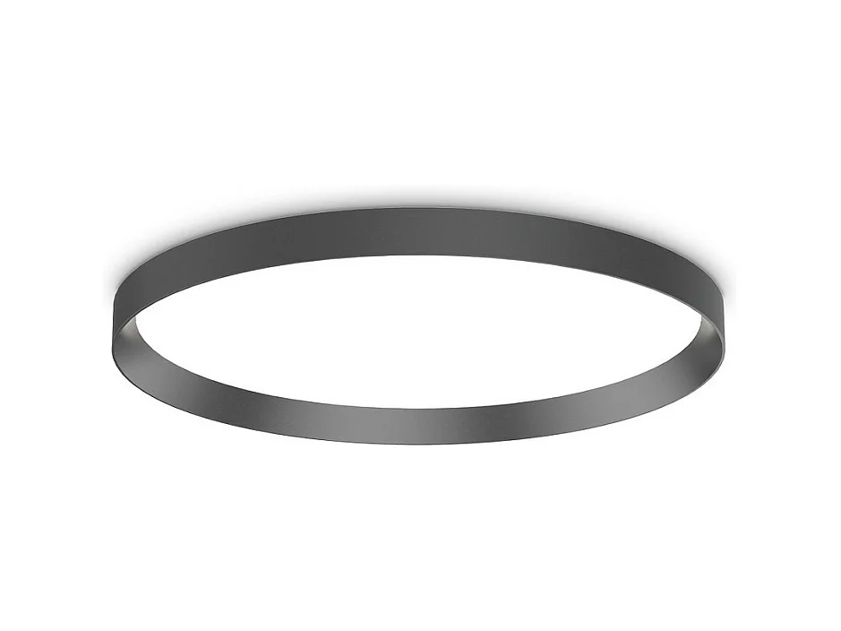 Ideal Lux FLY Semi-Encastré LED Intégré 60cm Noir, 3000K, IP40
