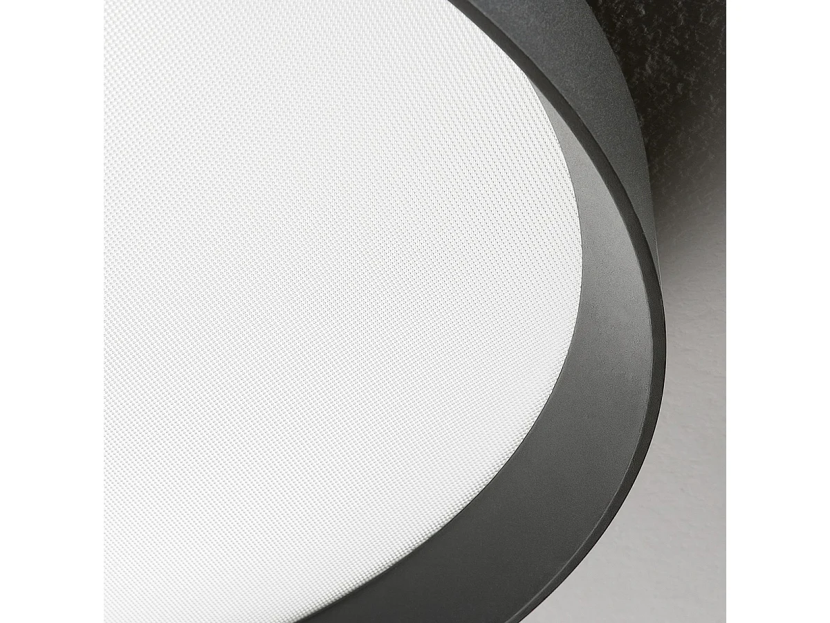 Ideal Lux FLY Foco LED Integrado Semi Empotrado 60cm Negro, 3000K, IP40