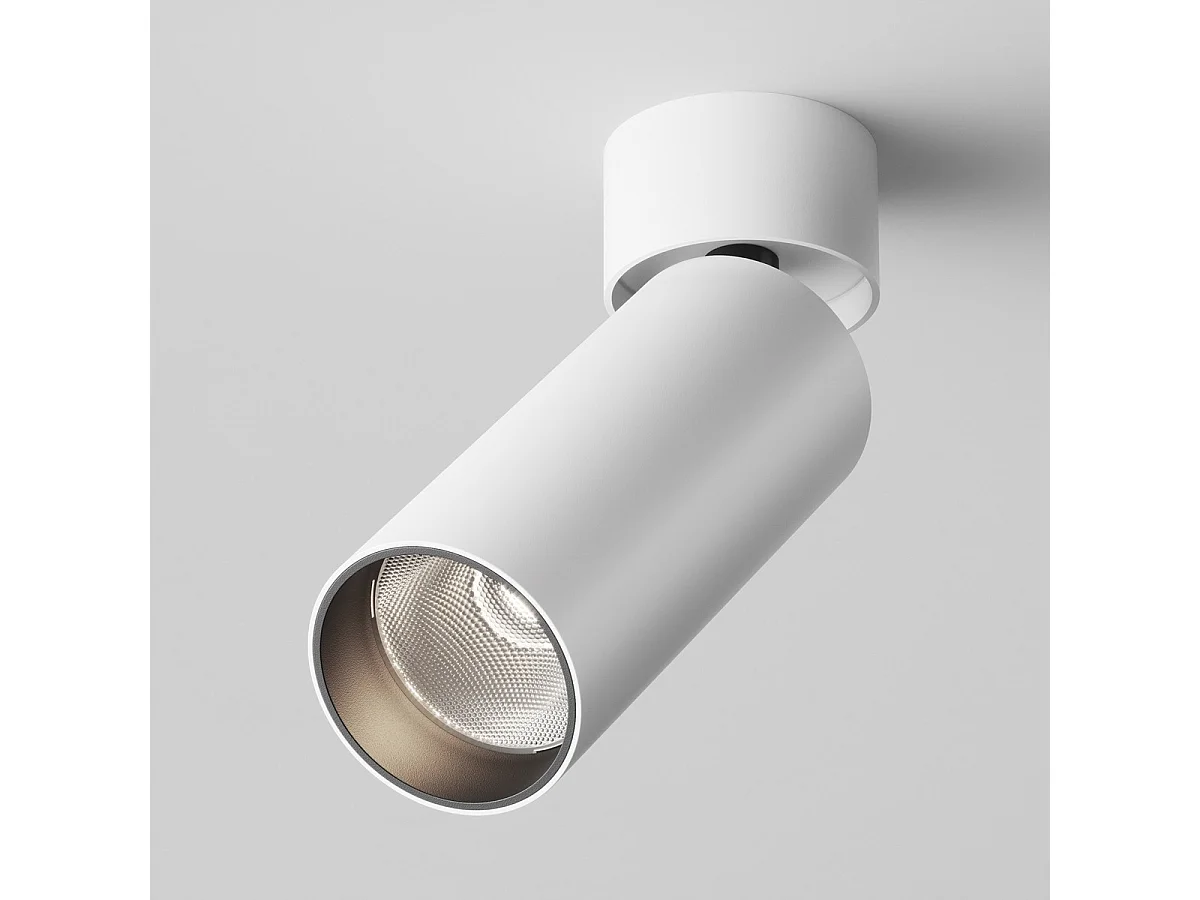 Maytoni FOCUS LED Verstellbares Aufbau-Abwärtsstrahler Weiß 4000K