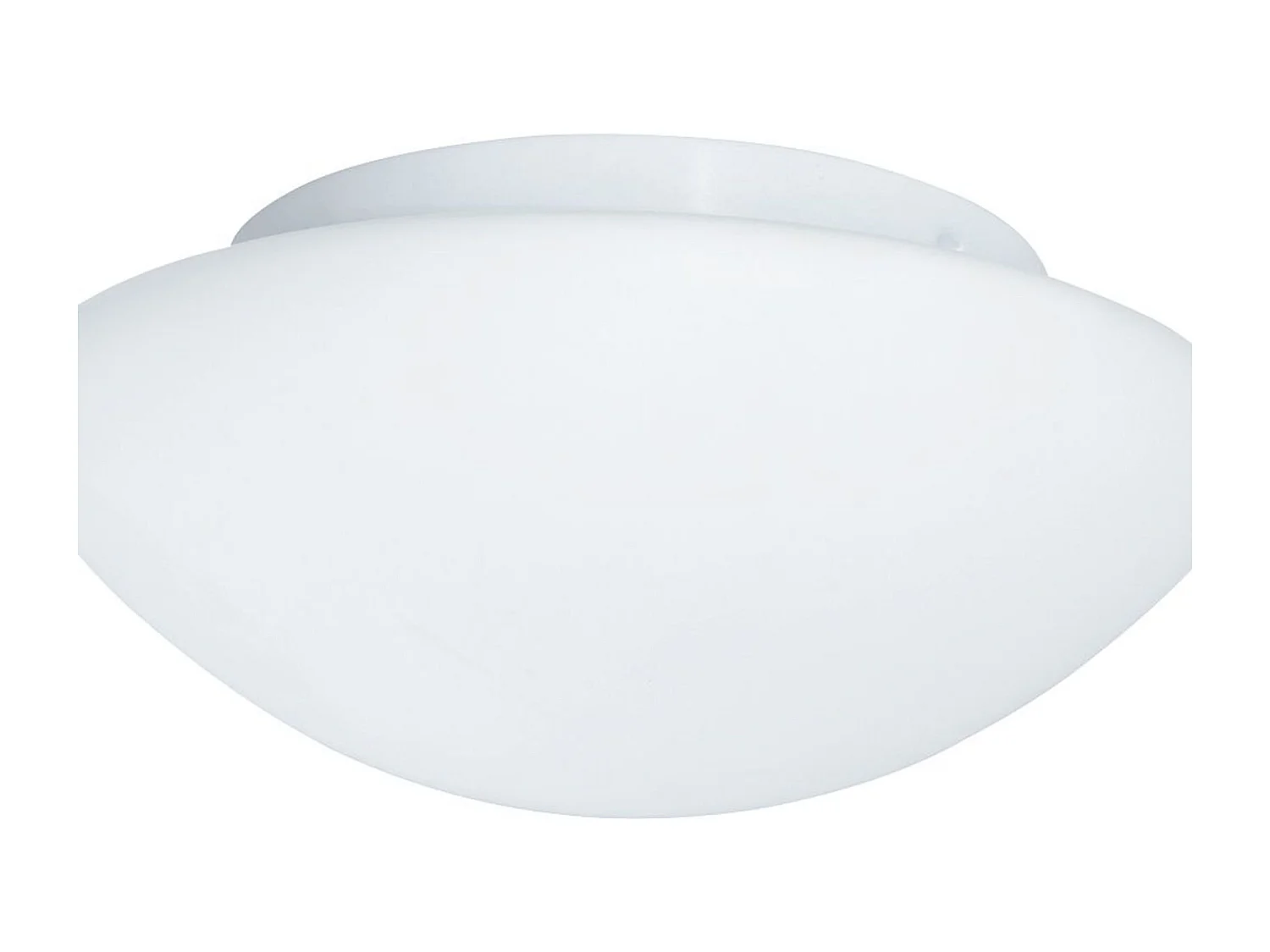 Searchlight Badrumsspolning 2 Ljus Tak Rund Vit med Opalglas IP44, E27