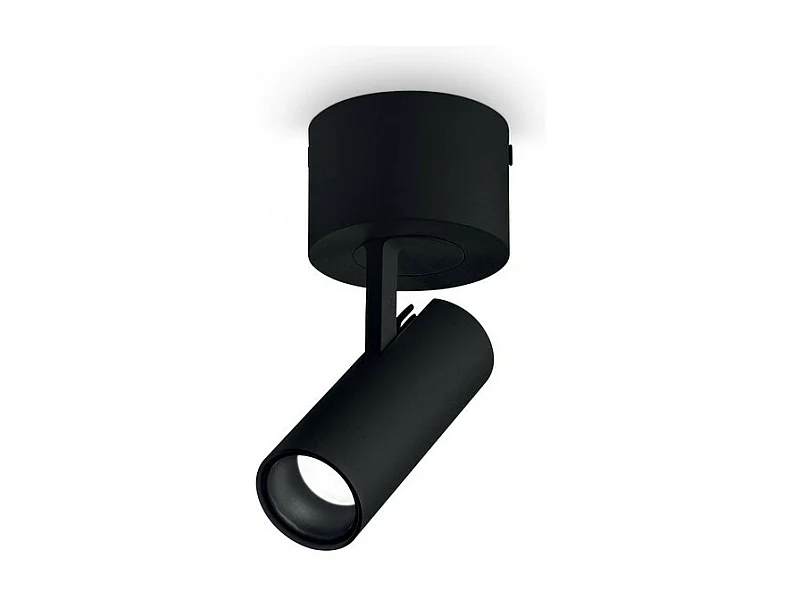 Spot LED décoratif monté en surface Noir Noir, 3000K