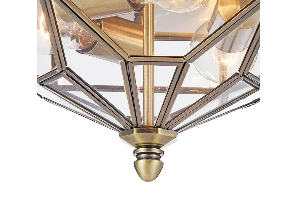 Zeil Lampada da soffitto a filo Bronzo, 3 luci IP43, E27