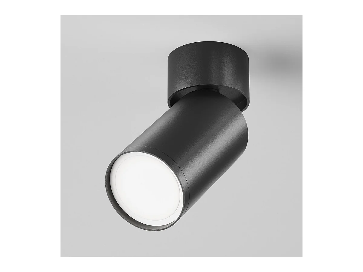 Maytoni FOCUS S Downlight orientabile montato su superficie nero GU10