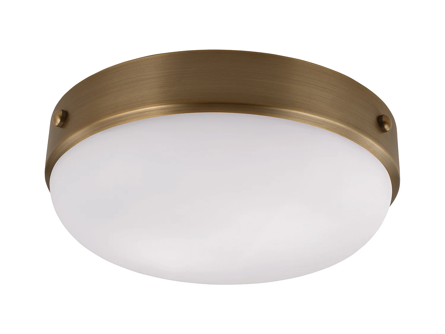 Elstead Cadence - 2 licht Flush Deckenleuchte Dark Antique Brass, E27
