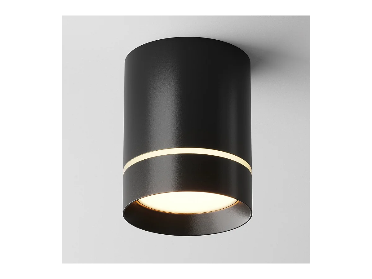 Maytoni Orlo Downlight montato su superficie nero 3000K