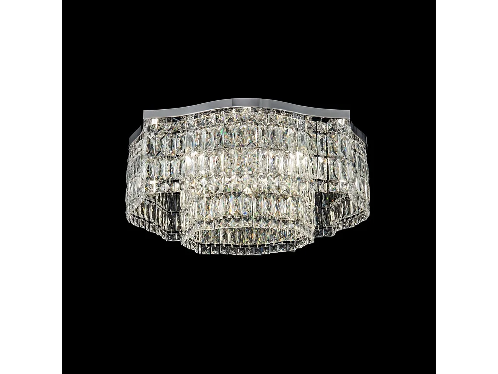 Dune Unterputz-Deckenlampe Chrom, 10 Licht, E14