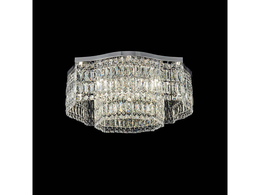 Dune Unterputz-Deckenlampe Chrom, 10 Licht, E14