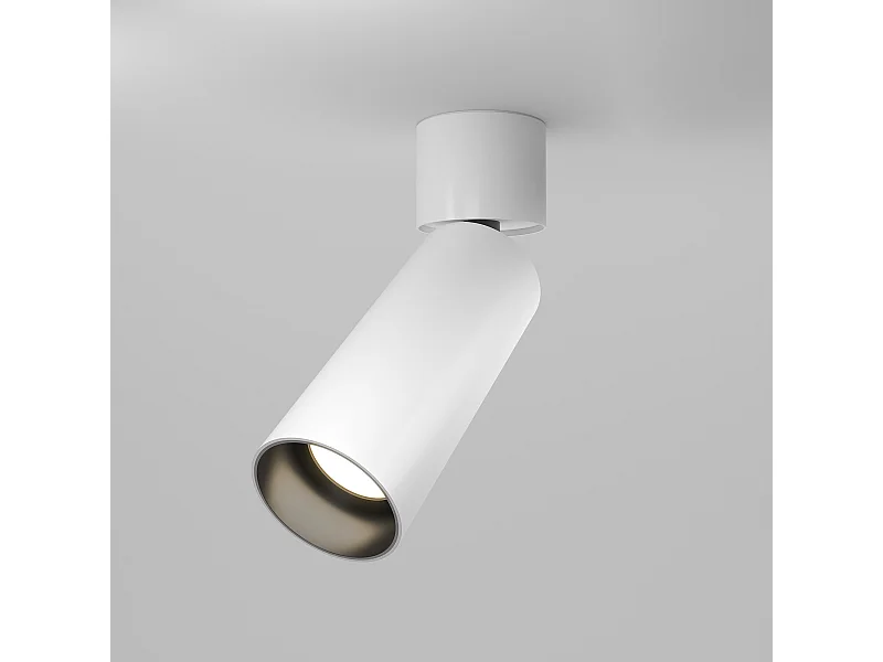 Maytoni FOCUS LED Verstellbares Aufbau-Abwärtsstrahler Weiß 3000K