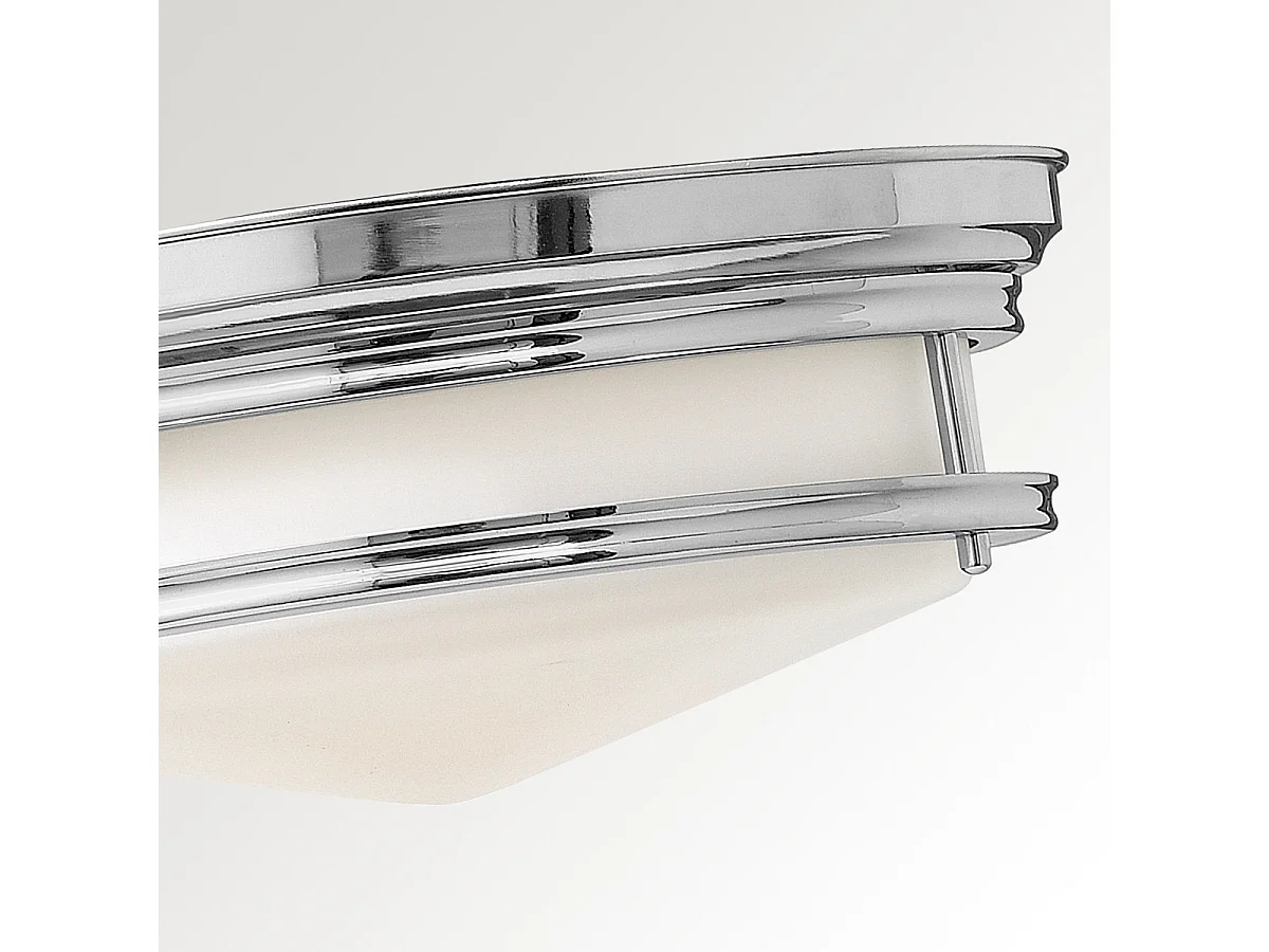 Elstead Hadley 3 Ljus Semi Flush Taklampa Krom, E27