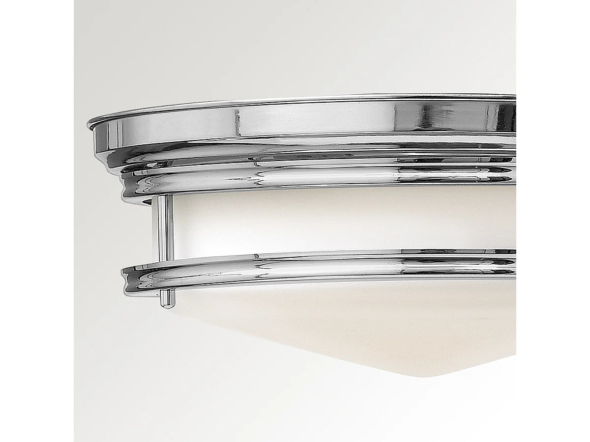 Elstead Hadley 3 Ljus Semi Flush Taklampa Krom, E27