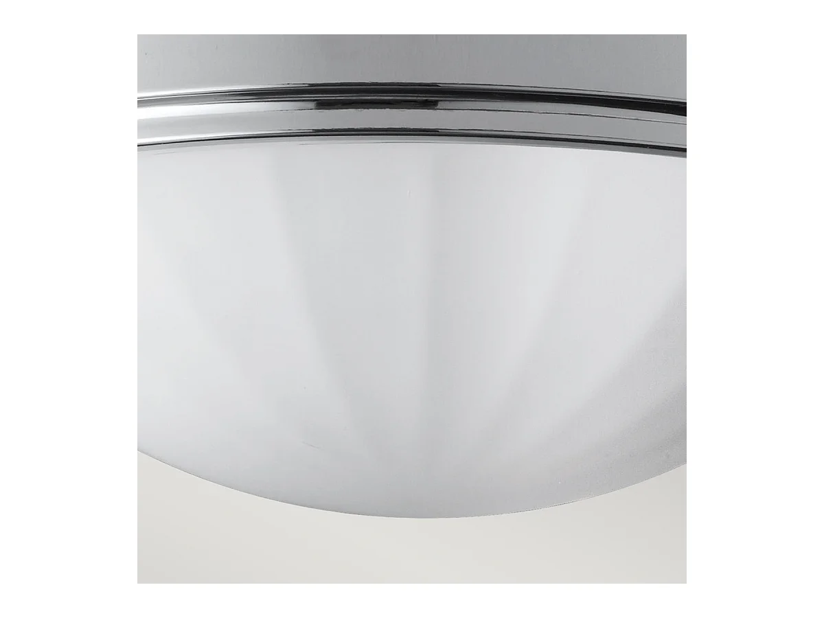 Elstead Perry - 2 Licht Badezimmer Unterputz Deckenleuchte Chrom poliert IP44, E27