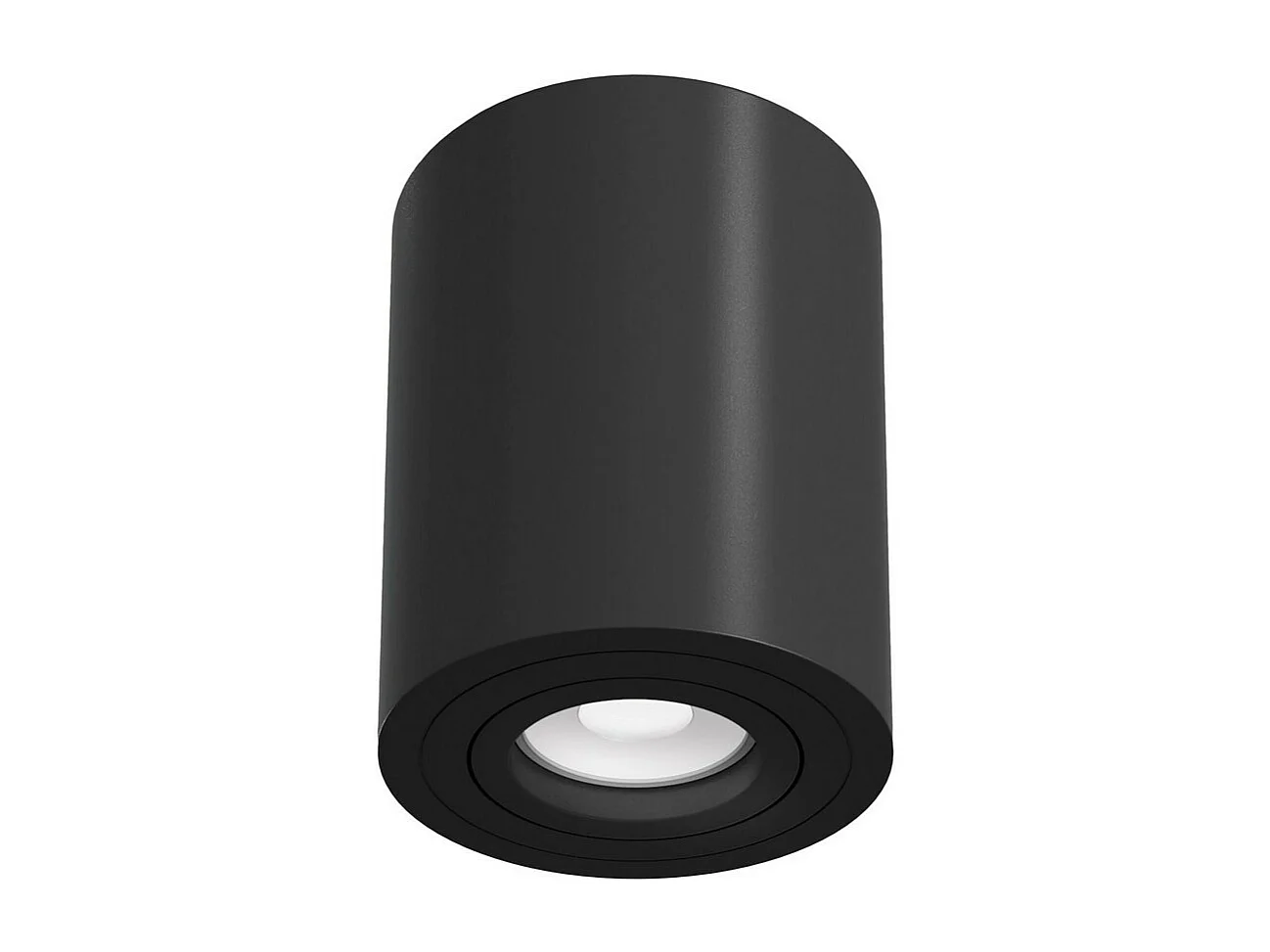 Alfa Downlight de Techo para Montaje en Superficie Negro, 1 Luz, GU10