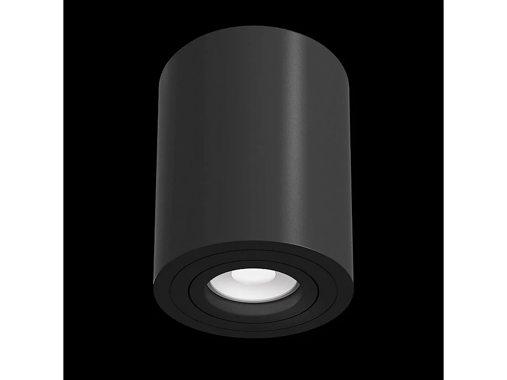 Alfa Downlight de Techo para Montaje en Superficie Negro, 1 Luz, GU10