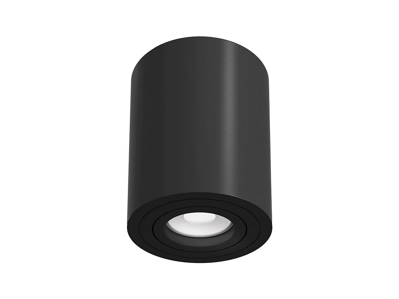Alfa Faretto da soffitto a plafone nero, 1 luce, GU10