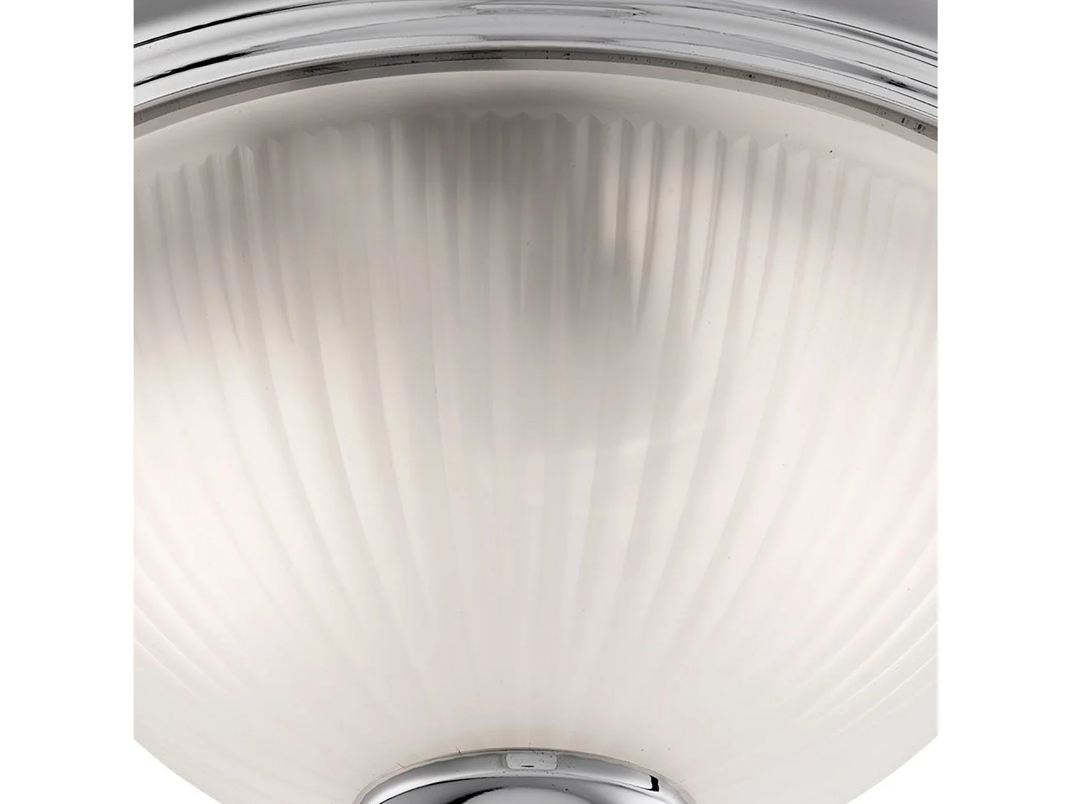 Searchlight Flush - Flusso Bagno 2 Luci Soffitto Argento Satinato IP44, E14