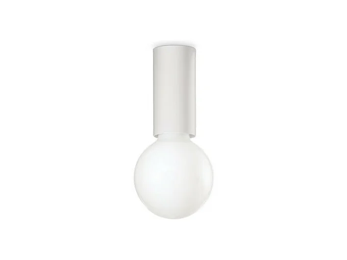 Ideal Lux PETIT - Indoor 1 licht Semi Flush Deckenleuchte Weiß, E27