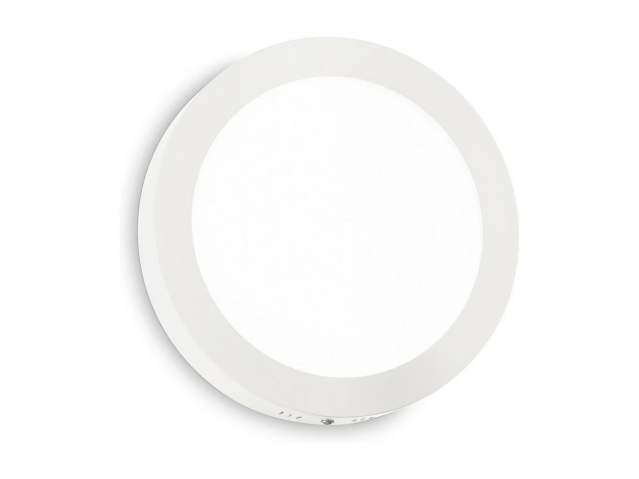 Ideal Lux UNIVERSAL ROUND Plafonnier semi-encastré à LED intégré de 40 cm, blanc 2700 K