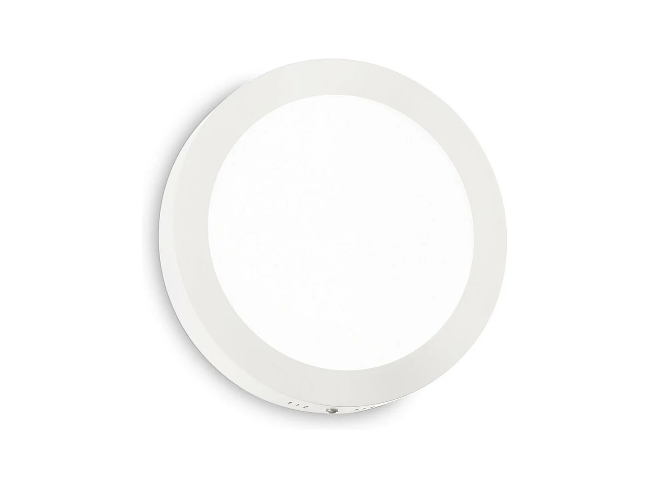 Ideal Lux UNIVERSAL ROUND Plafonnier semi-encastré à LED intégré de 40 cm, blanc 2700 K