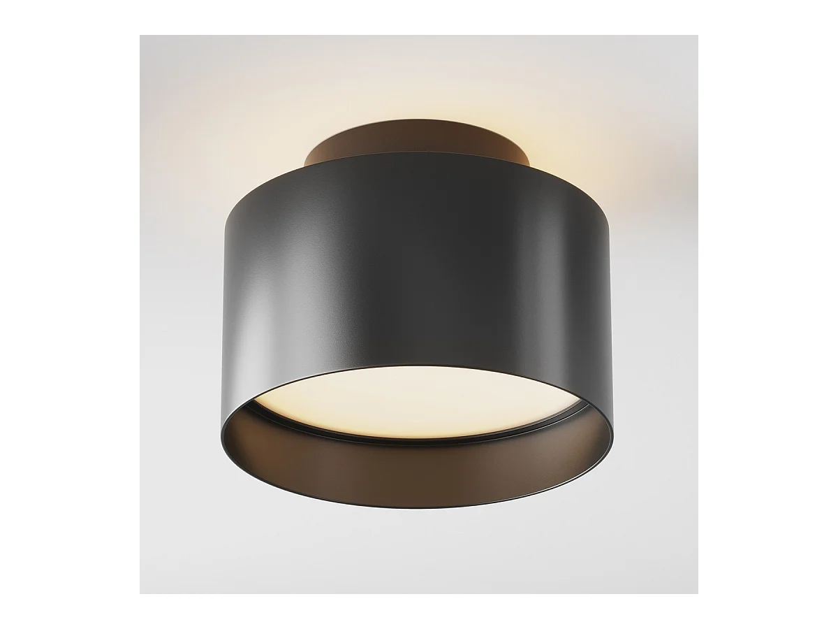 Maytoni Planet Downlight montato su superficie nero 3000K