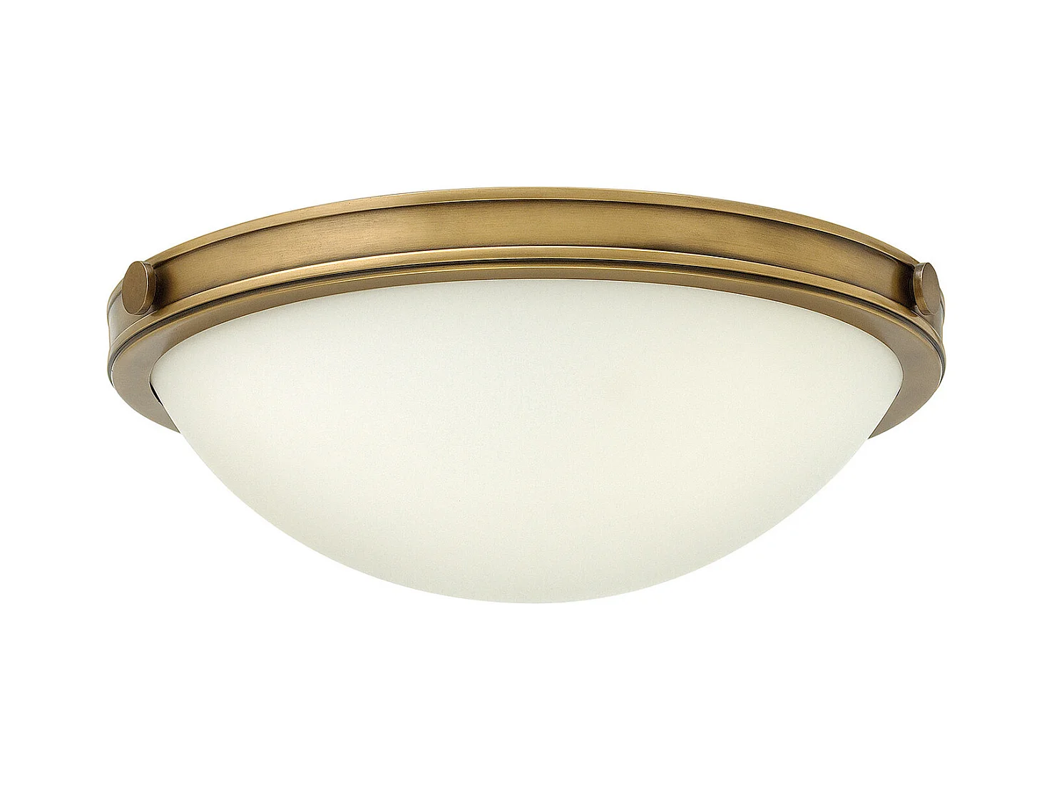Elstead Collier - 2 Licht kleine Deckenflush licht Messing, E27