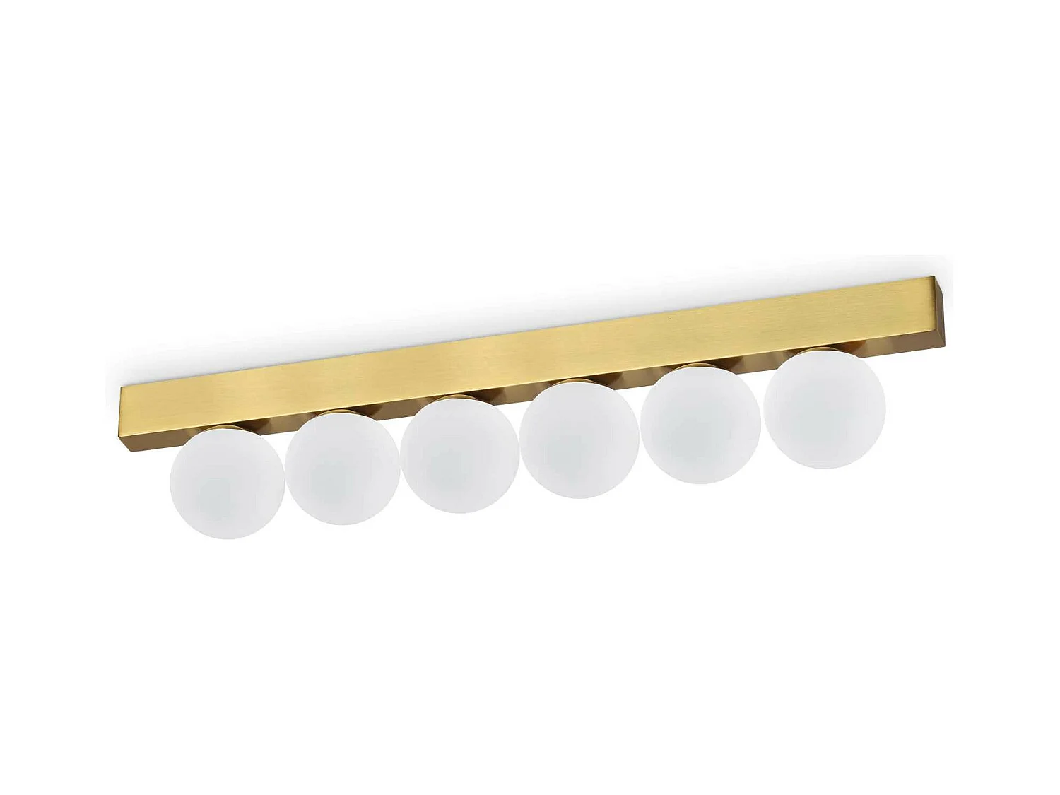 Ideal Lux PING PONG Plafoniera Globo 6 Luci Ottone 1500Lm 3000K