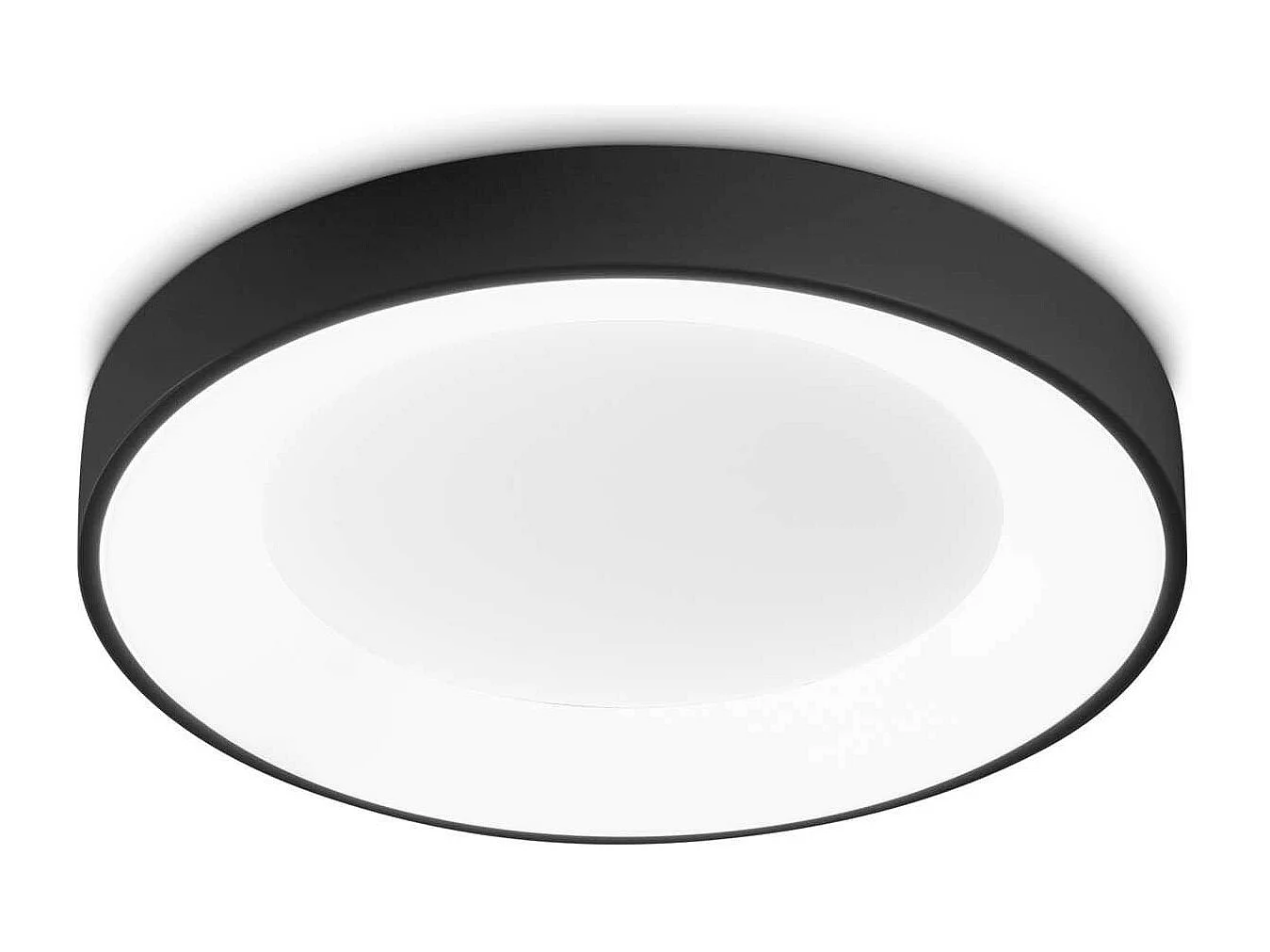Ideal Lux PLANET Lampada LED Integrata a Semi Incasso Nera 2000Lm 3000K