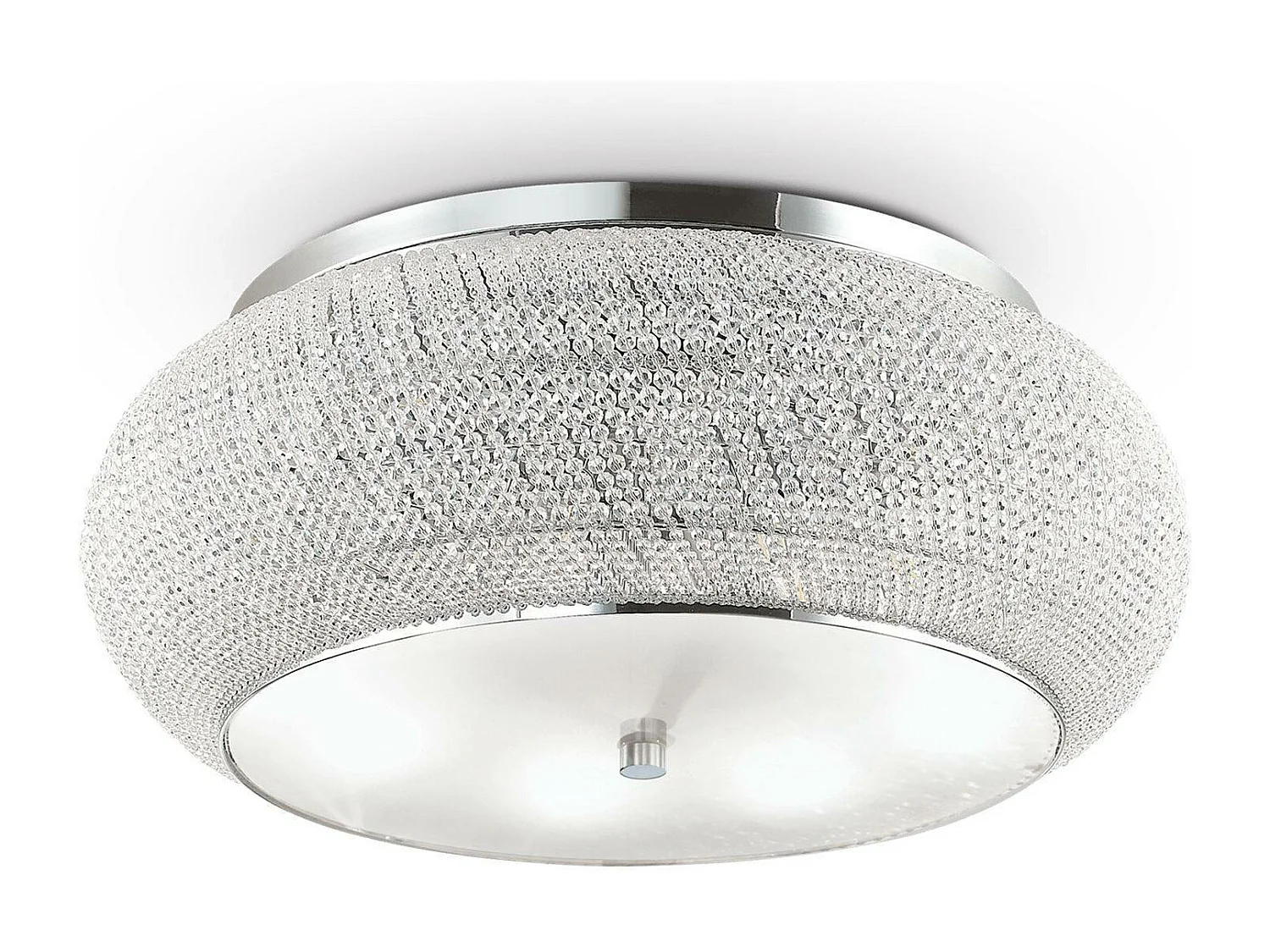 Ideal Lux Pasha' - Lámpara de techo de 14 luces Cromado