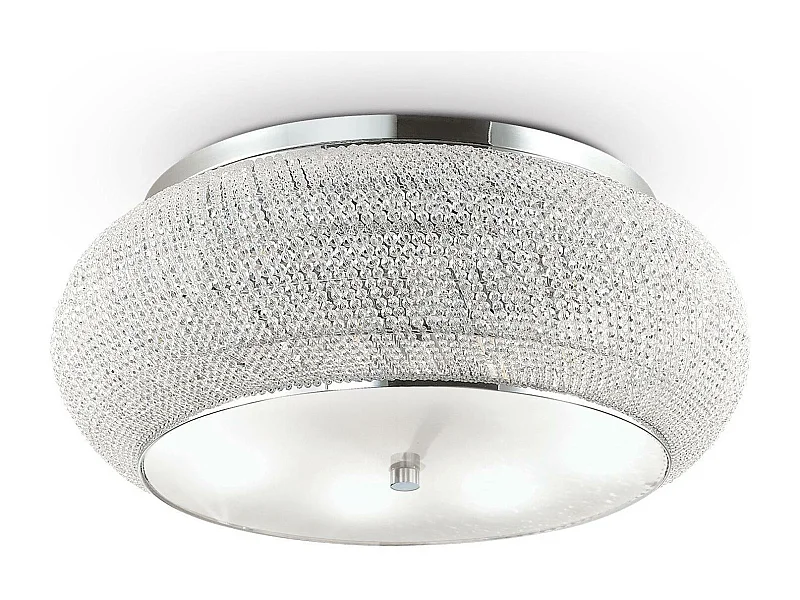 Ideal Lux Pasha' - Lámpara de techo de 14 luces Cromado