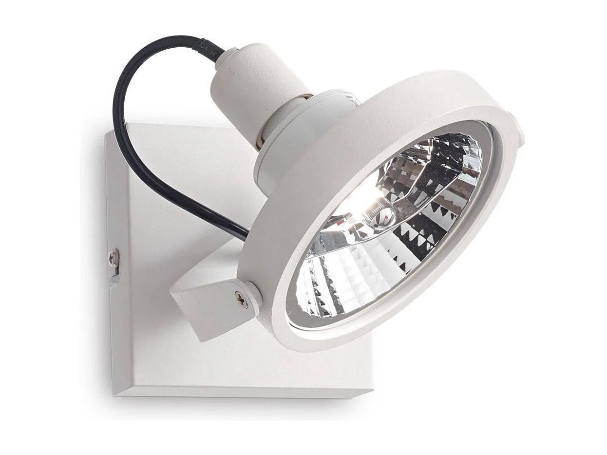 Ideal Lux Glim - Plafoniera a 1 luce Bianca