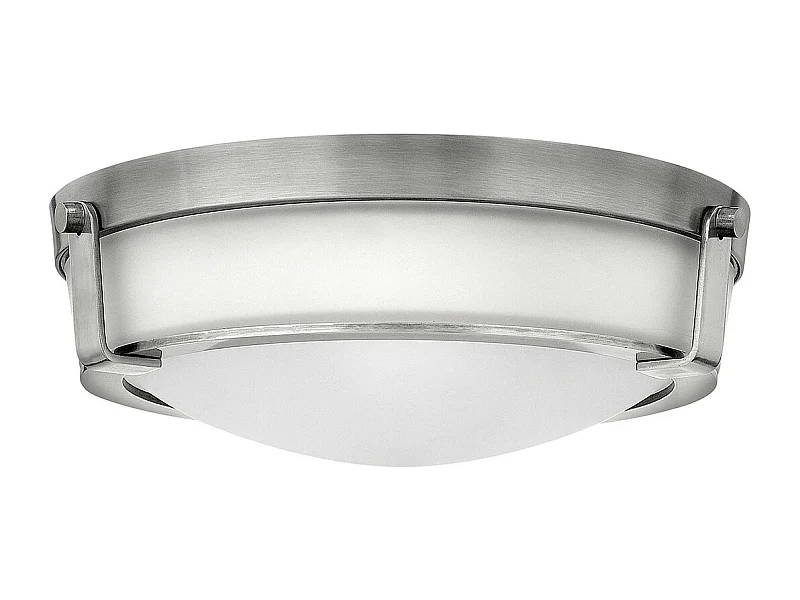 Elstead Hathaway - 3 licht Medium Unterputz-Deckenleuchte Nickel, E27