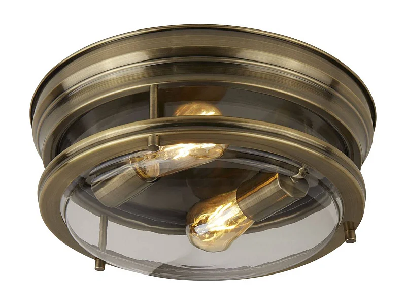 Searchlight Edinburgh 2 Ljus Badrumsspoltaksljus Antik Mssing IP44, E27