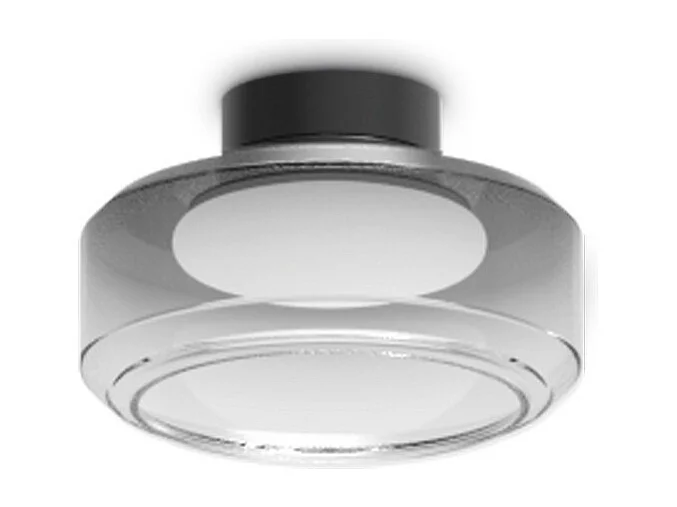 Ideal Lux TOPICO 25cm LED Miska Półpłaska Sufitowa Lampa Dymna 3000K