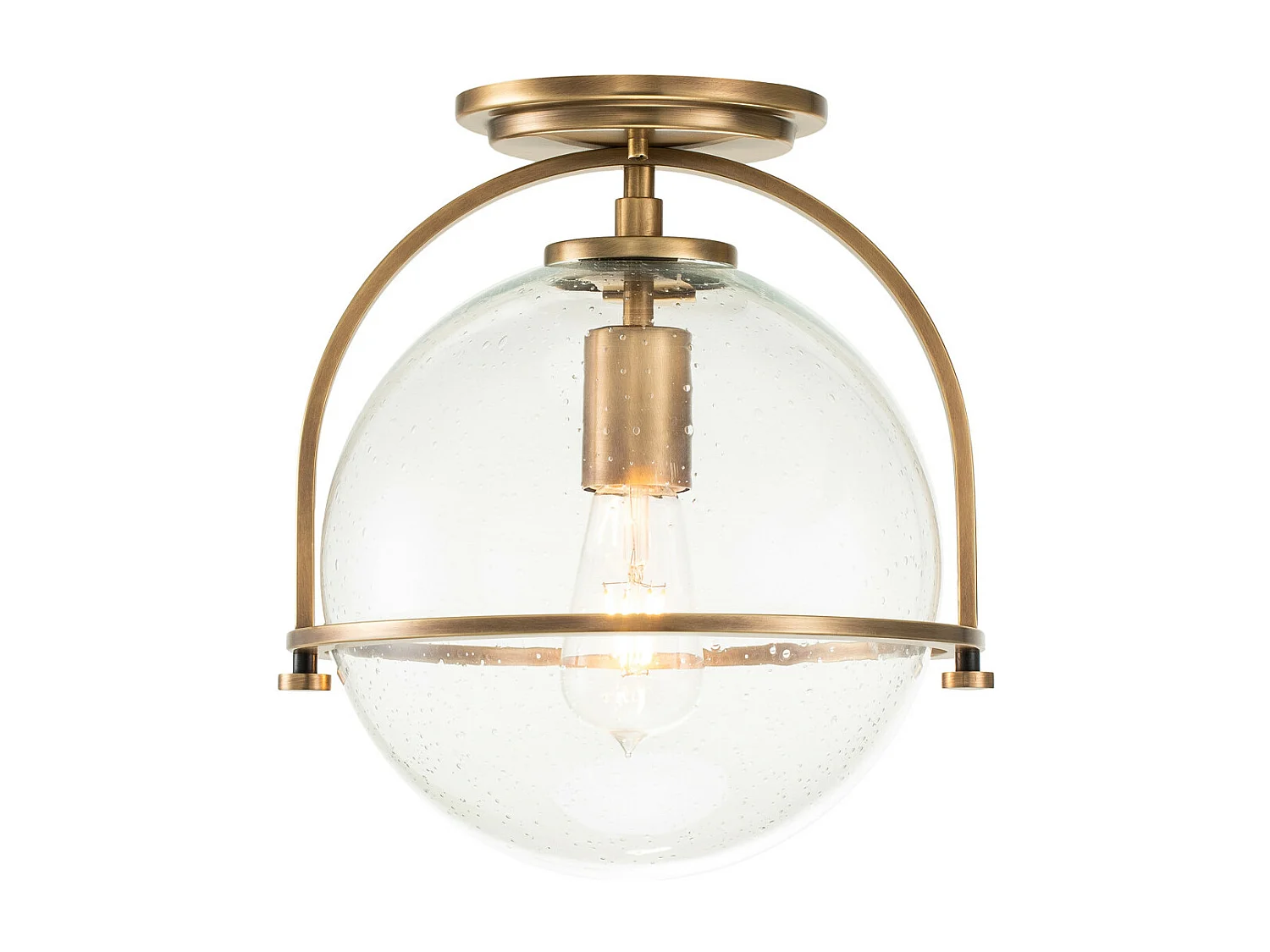 Elstead Hinkley Somerset Globe Takljus Heritage Mässing