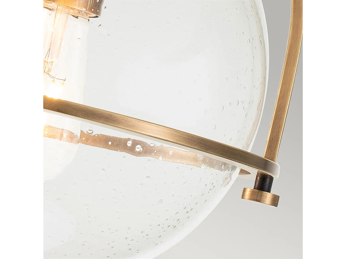 Elstead Hinkley Somerset Globe Takljus Heritage Mässing