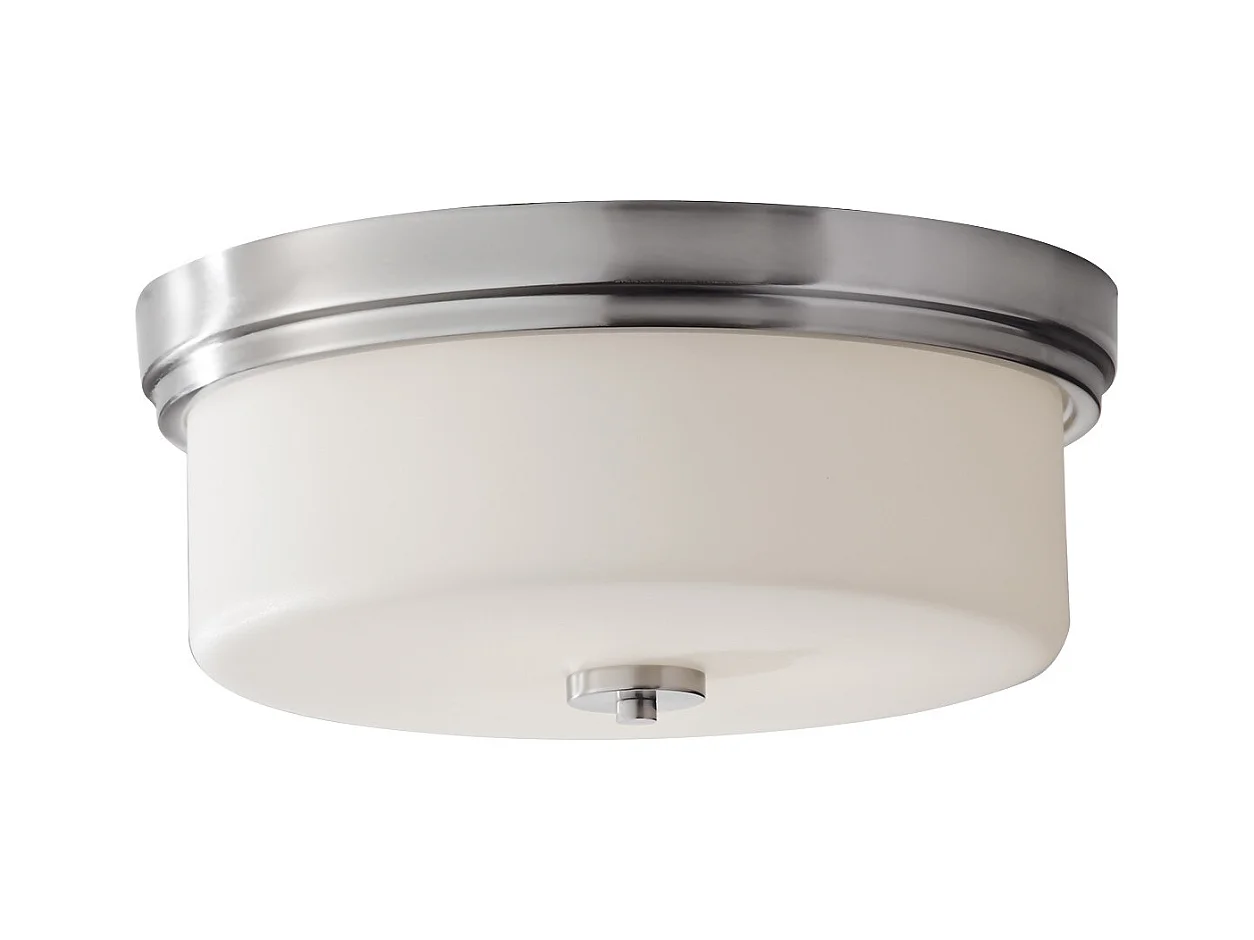 Kincaid Traditional 3 licht Flush licht Chrom poliert