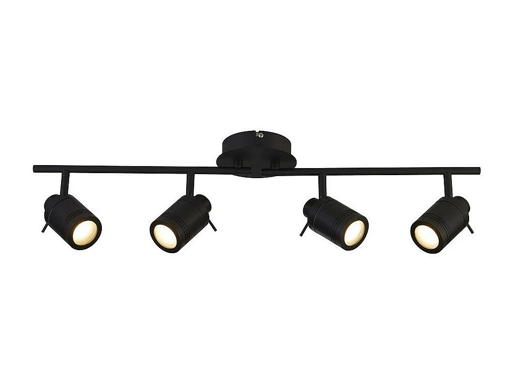 Searchlight Samson4 Light IP44 Badrumsspot SplitBar, Matt Svart IP44