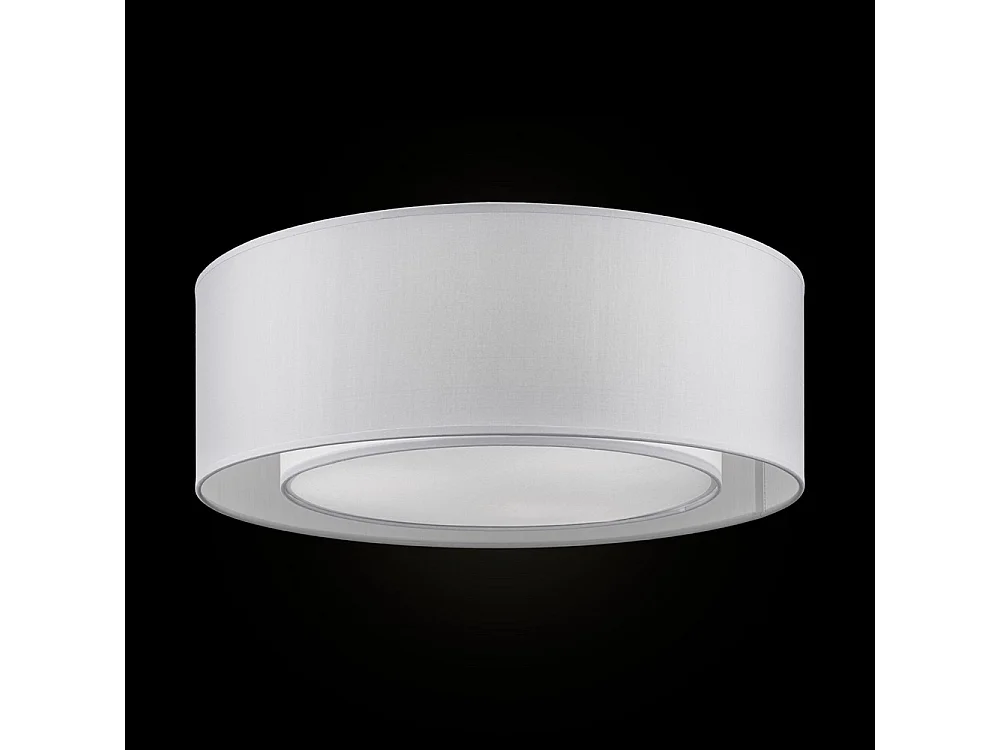 Bergamo Plafón Flush Cilíndrico Cromo, 3 Luces, E27