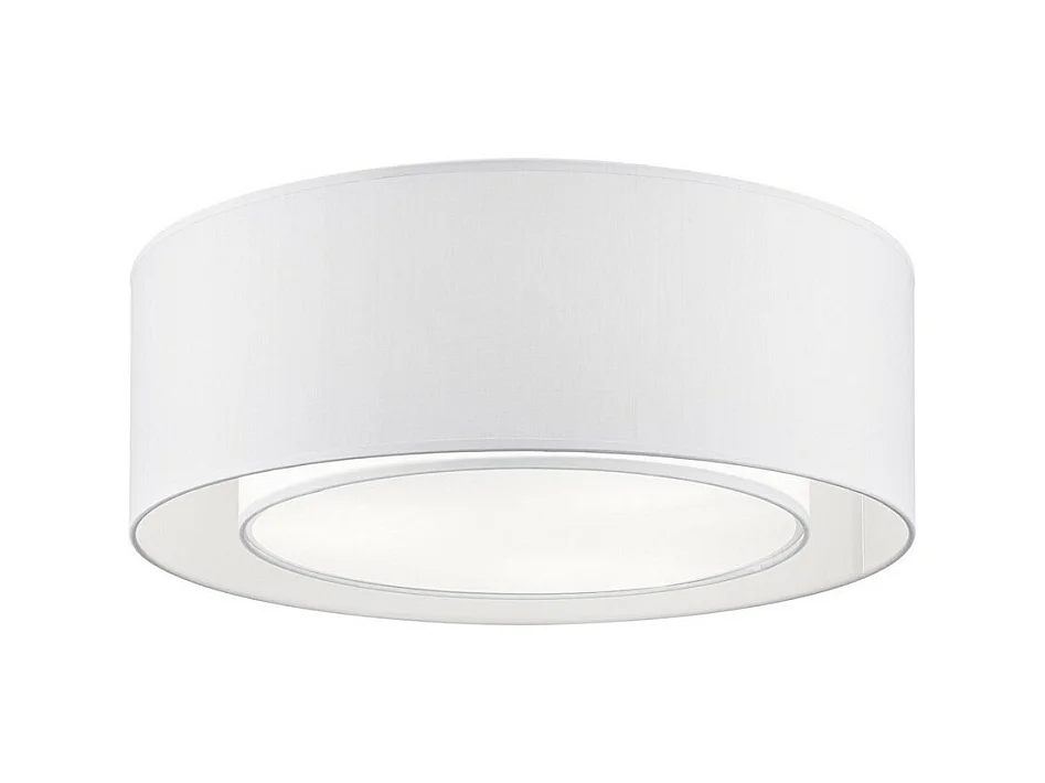 Bergamo Plafonnier Cylindrique Flush Chrome, 3 Lumières, E27