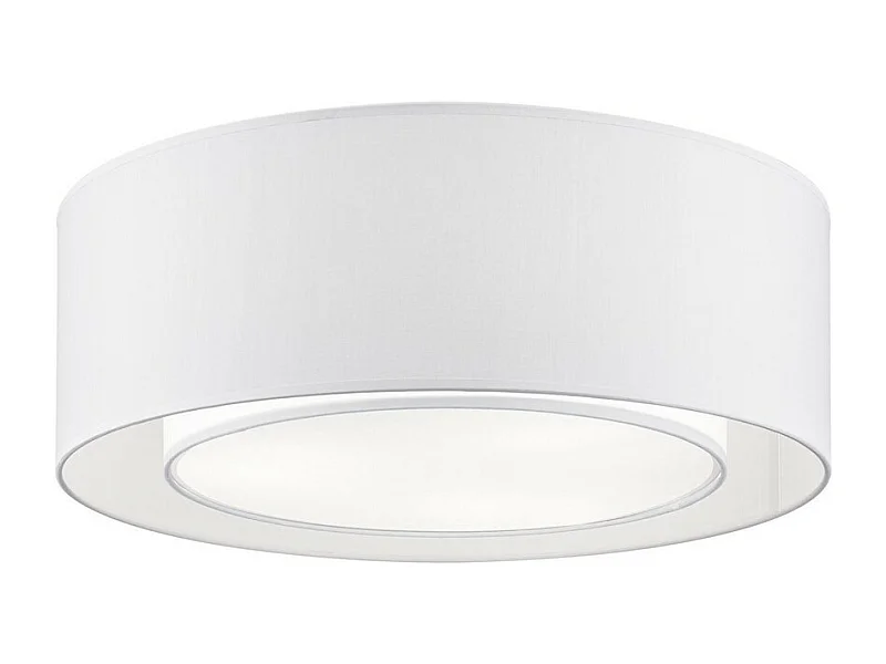 Bergamo Plafón Flush Cilíndrico Cromo, 3 Luces, E27