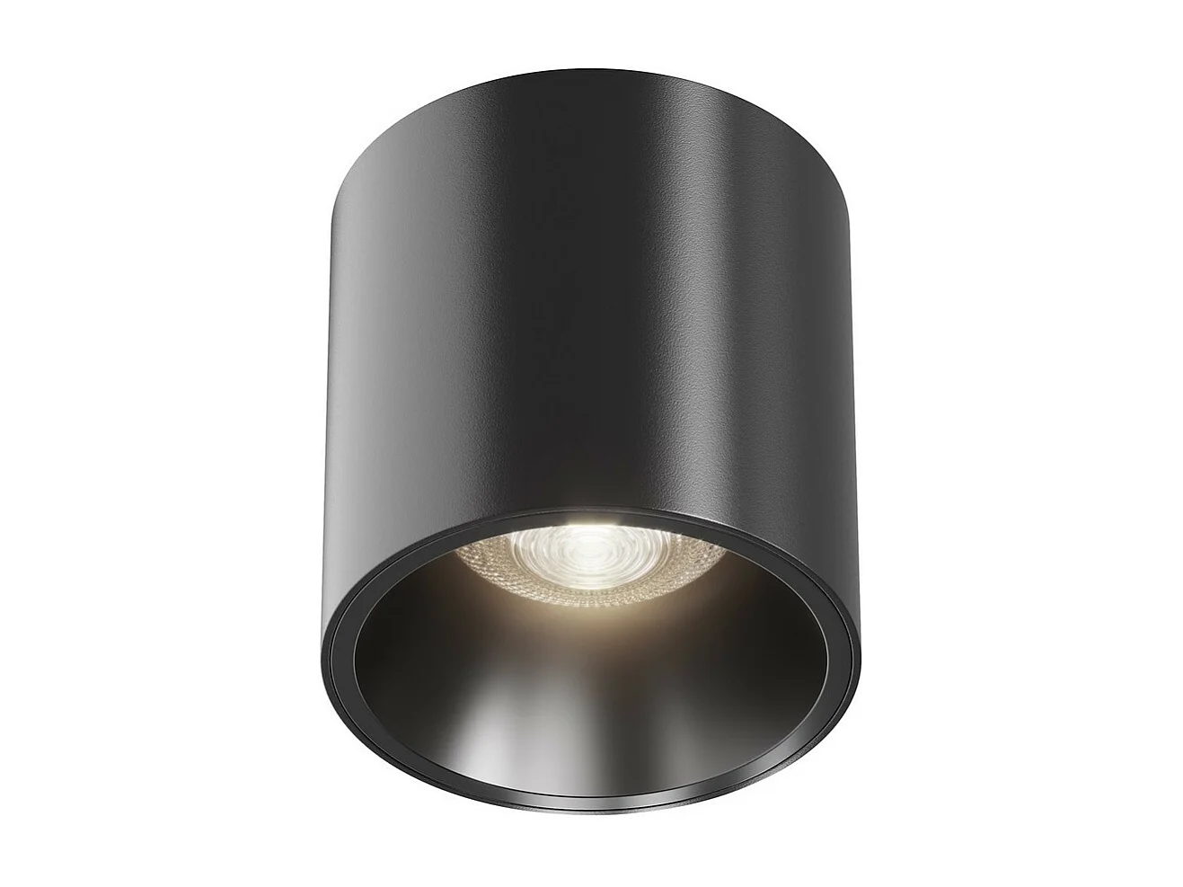 Maytoni Alfa LED Downlight de superficie negro, 900 lm, 4000 K