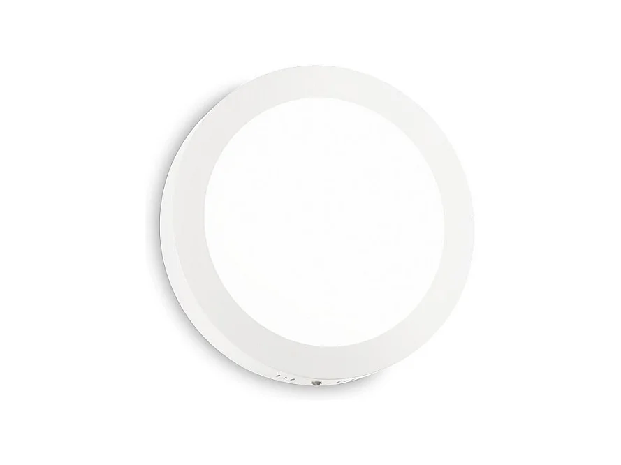 Ideal Lux UNIVERSAL ROUND 22,5 cm Zintegrowana lampa sufitowa LED półpłaska, biała, 2700 K
