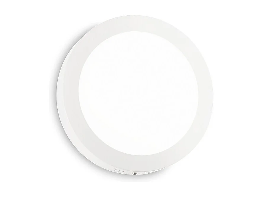 Ideal Lux UNIVERSAL ROUND 22,5 cm Zintegrowana lampa sufitowa LED półpłaska, biała, 2700 K