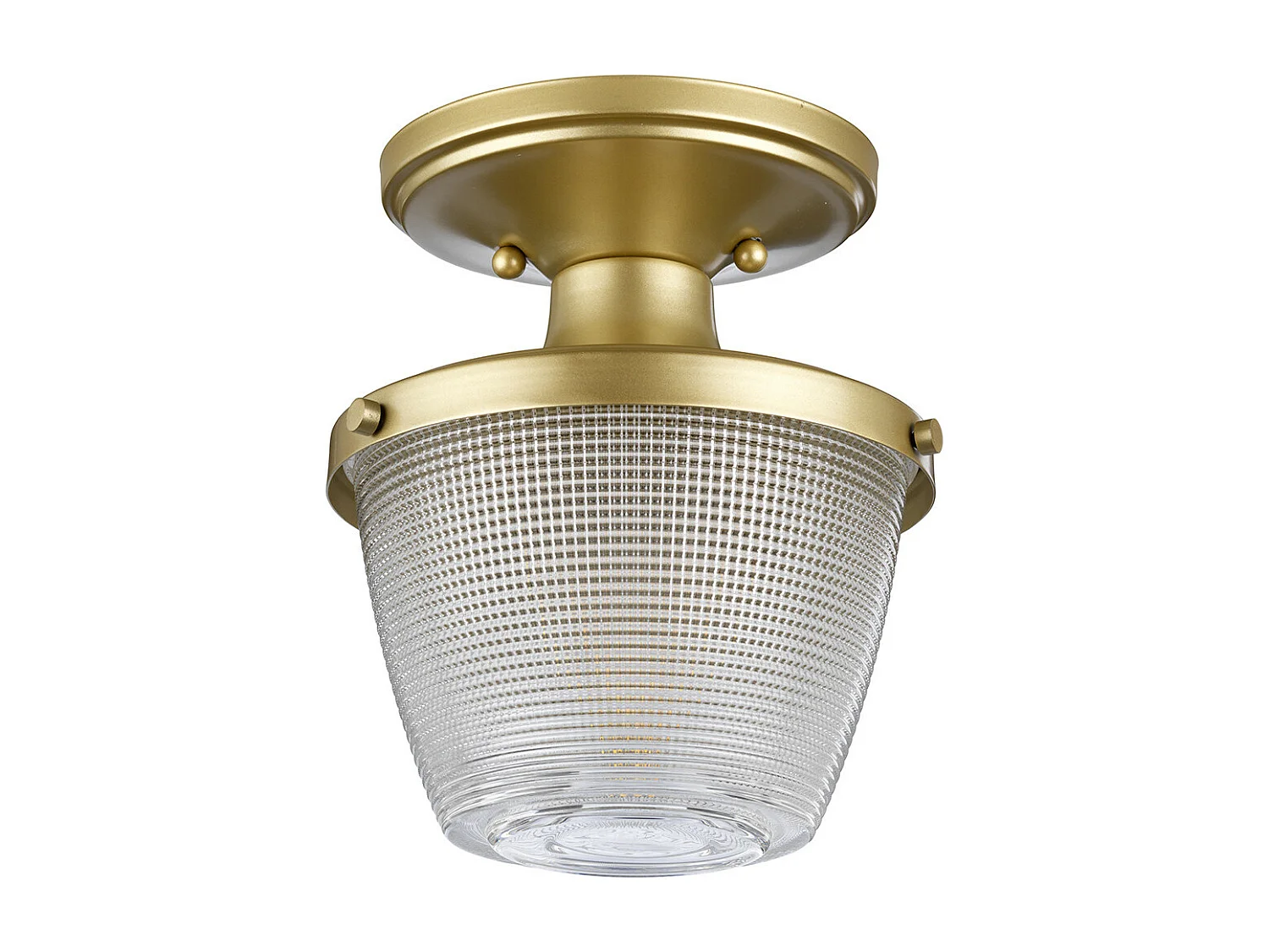 Elstead Dublin 1 lätt semi-spolfäste, målad naturmässing, IP44, E27