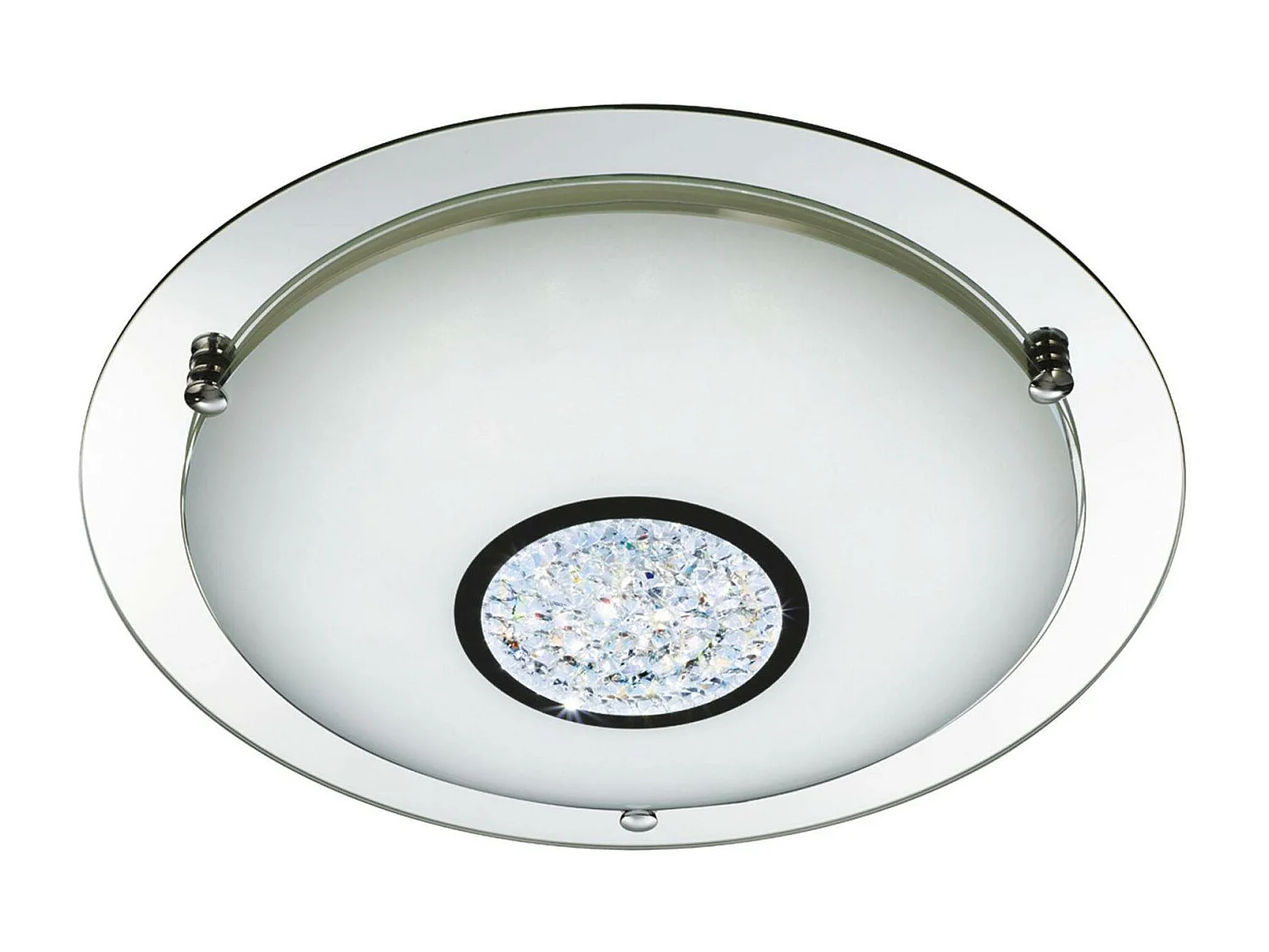 Searchlicht Bathroom - Integrierte LED-Badezimmerspülung Decke Chrom, Spiegel IP44