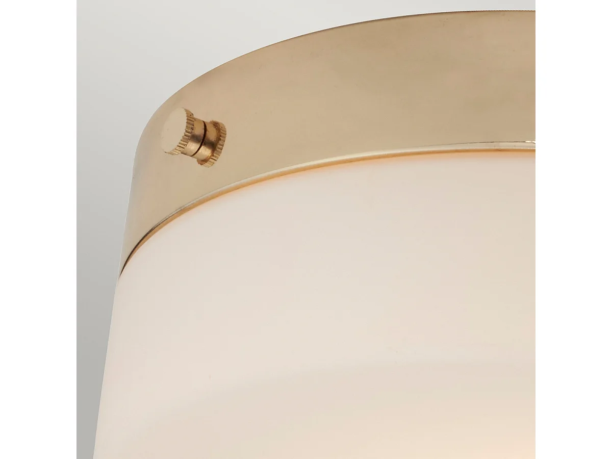 Elstead Tamar - 1 licht Large Flush licht - Poliertes Gold
