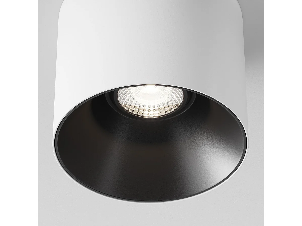 Maytoni Alfa LED Downlight montado en superficie Blanco, Negro, 2130lm, 4000K
